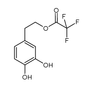 hydroxytyrosol trifluoroacetate Structure