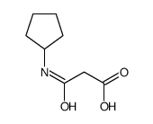 3-(环戊基氨基)-3-氧代丙酸结构式