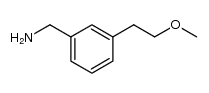 3-(2-甲氧基乙基)苄胺结构式