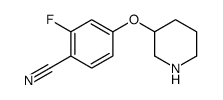 2-氟-4-(哌啶-3-基氧基)-苯甲腈图片