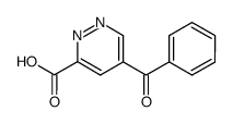 5-benzoyl-3-pyridazinecarboxylic acid Structure