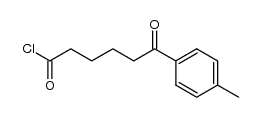 5-(p-toluoyl)valeroyl chloride Structure