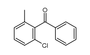 2-chloro-6-methylbenzophenone Structure