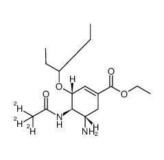 Oseltamivir D3 Structure