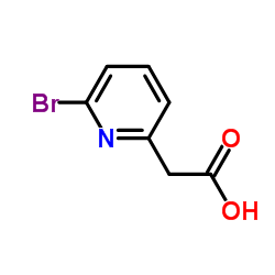 (6-Bromo-2-pyridinyl)acetic acid Structure