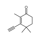 3-ethynyl-2,4,4-trimethylcyclohex-2-en-1-one Structure