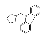 9-(1-Pyrrolidinylmethyl)-9H-carbazole Structure