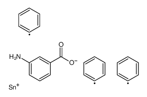 triphenylstannyl 3-aminobenzoate Structure