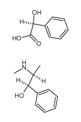 (1R,2S)-(-)-ephedrinium (S)-(+)-mandelate Structure