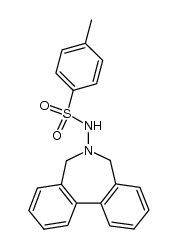 N-(5,7-dihydro-dibenz[c,e]azepin-6-yl)-toluene-4-sulfonamide Structure