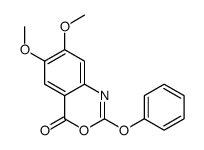 6,7-dimethoxy-2-phenoxy-3,1-benzoxazin-4-one Structure