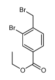 ethyl 3-bromo-4-(bromomethyl)benzoate Structure