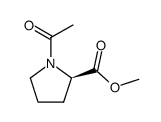 D-Proline, 1-acetyl-, methyl ester (9CI) Structure