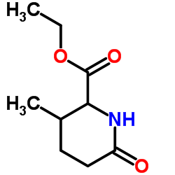 Ethyl 3-methyl-6-oxo-2-piperidinecarboxylate结构式