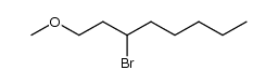 1-methoxy-3-bromooctane结构式