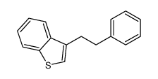 3-(2-phenylethyl)-1-benzothiophene结构式