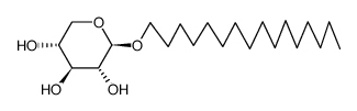 hexadecyl β-D-xylopyranoside Structure