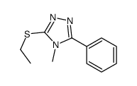 3-ethylsulfanyl-4-methyl-5-phenyl-1,2,4-triazole Structure