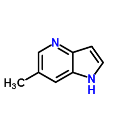 6-甲基-1H-吡咯并[3,2-b]吡啶结构式