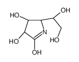 (3S,4S,5R)-5-[(1R)-1,2-dihydroxyethyl]-3,4-dihydroxypyrrolidin-2-one结构式