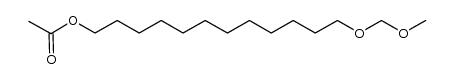 12-(methoxymethoxy)dodecyl acetate Structure