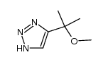 4-(1-methoxy-1-methylethyl)-1H-1,2,3-triazole结构式