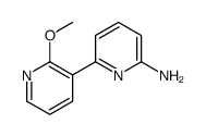 6-(2-methoxypyridin-3-yl)pyridin-2-amine结构式