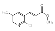 (E)-甲基 3-(2-氯-5-甲基吡啶-3-基)丙烯酰酸酯图片