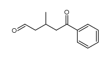 3-methyl-5-oxo-5-phenylpentanal结构式