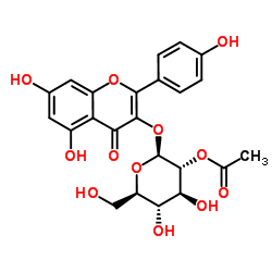 2''-Acetylastragalin Structure