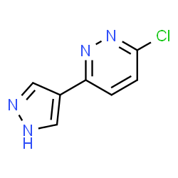 3-chloro-6-(1H-pyrazol-4-yl)pyridazine Structure