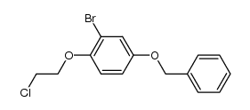 4-(benzyloxy)-2-bromo-1-(2-chloroethoxy)benzene Structure