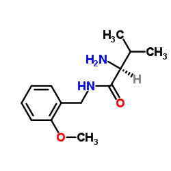 N-(2-Methoxybenzyl)-L-valinamide结构式