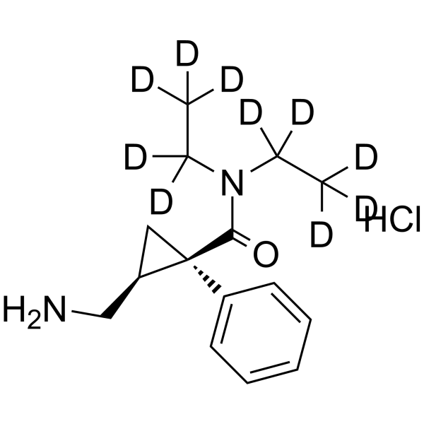 Milnacipran-d10 hydrochloride structure