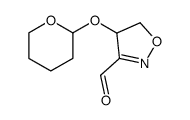 4,5-dihydro-4-((tetrahydro-2H-pyran-2-yl)oxy)-3-isoxazolecarboxaldehyde Structure