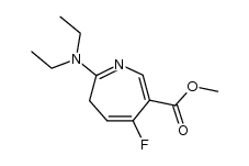 methyl 2-(diethylamino)-5-fluoro-3H-azepine-6-carboxylate Structure