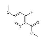 methyl 3-fluoro-5-methoxypyridine-2-carboxylate Structure