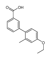 3-(4-ethoxy-2-methylphenyl)benzoic acid结构式