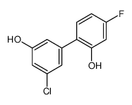 2-(3-chloro-5-hydroxyphenyl)-5-fluorophenol Structure