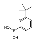 (6-(TERT-BUTYL)PYRIDIN-2-YL)BORONIC ACID结构式