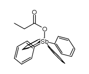 tetraphenylpropionatoantimony(V) Structure