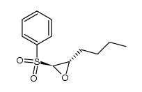 trans-3-butyl-2-phenylsulphonyloxirane结构式