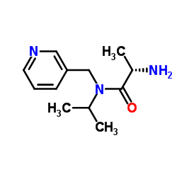 N-Isopropyl-N-(3-pyridinylmethyl)-L-alaninamide Structure