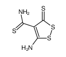 5-Amino-3-thioxo-3H-dithiol-4-thiocarboxamid结构式