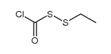 (Ethyldithio)carbonyl Chloride结构式