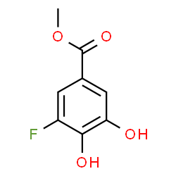 Methyl 3-fluoro-4,5-dihydroxybenzoate结构式