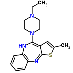 N-DesMethyl N-Ethyl Olanzapine结构式