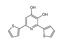 2,6-di(2-thienyl)pyridine-3,4-diol结构式