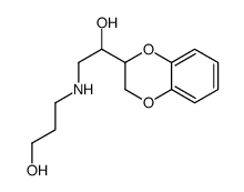 α-[[(3-Hydroxypropyl)amino]methyl]-1,4-benzodioxane-2-methanol structure