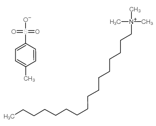 Hexadecyltrimethylammonium p-toluenesulfonate Structure